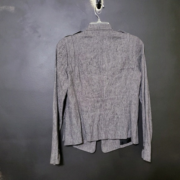 VINCE Gray Stonewashed Blazer - Picture 2 of 5